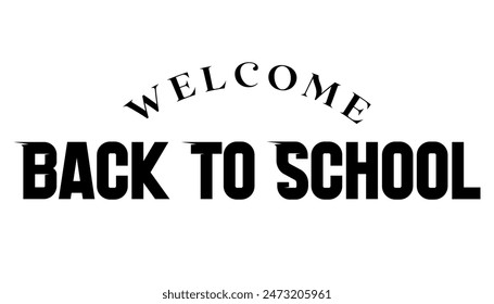 Ilustración vectorial de camiseta de tipografía de letras de regreso a la escuela.
