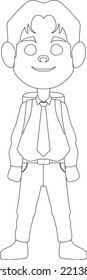 Back to School Line Art illustrations