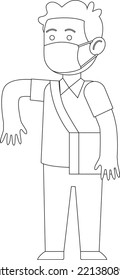 Back to School Line Art illustrations