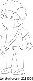 Back to School Line Art illustrations