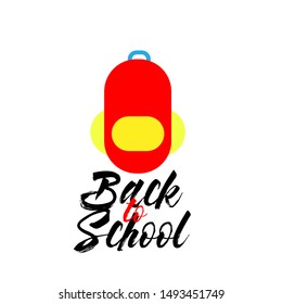 back to school logo icon or background