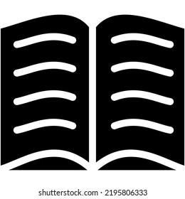 back to school made in glyph style