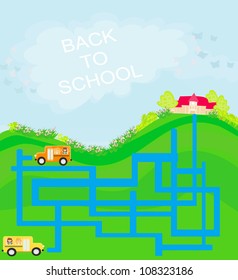  back to school - maze