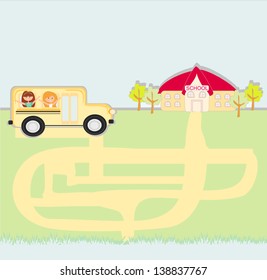back to school - maze