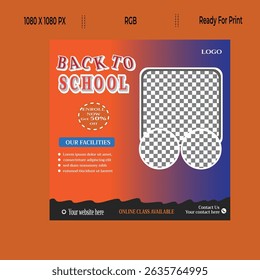 Back To School Minimal Gradient