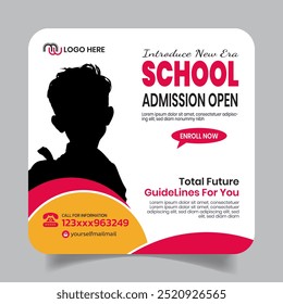 Back To School Modern Social media Post Design Banner