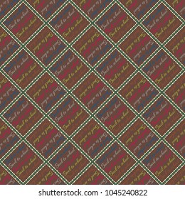 Back to school, new seamless pattern for background. Decorative backdrop can be used for wallpaper, pattern fills, web page background, surface textures. Memphis style for fashion
