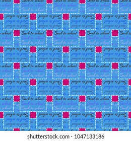 Back to school, new seamless pattern for background. Decorative backdrop can be used for wallpaper, pattern fills, web page background, surface textures. Memphis style for fashion