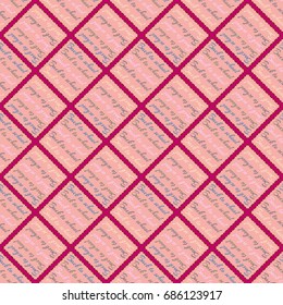 Back to school, new seamless pattern for background. Decorative backdrop can be used for wallpaper, pattern fills, web page background, surface textures. Memphis style for fashion