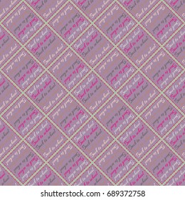 Back to school, new seamless pattern for background. Decorative backdrop can be used for wallpaper, pattern fills, web page background, surface textures. Memphis style for fashion