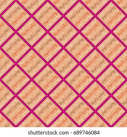 Back to school, new seamless pattern for background. Decorative backdrop can be used for wallpaper, pattern fills, web page background, surface textures. Memphis style for fashion