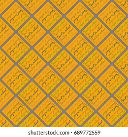 Back to school, new seamless pattern for background. Decorative backdrop can be used for wallpaper, pattern fills, web page background, surface textures. Memphis style for fashion