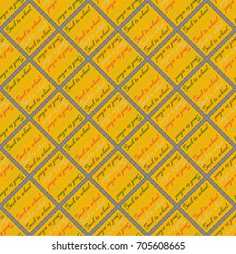 Back to school, new seamless pattern for background. Decorative backdrop can be used for wallpaper, pattern fills, web page background, surface textures. Memphis style for fashion