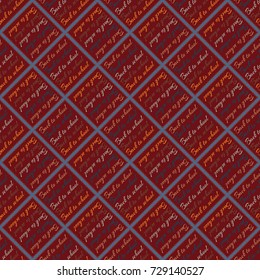 Back to school, new seamless pattern for background. Decorative backdrop can be used for wallpaper, pattern fills, web page background, surface textures. Memphis style for fashion