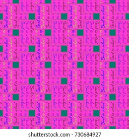 Back to school, new seamless pattern for background. Decorative backdrop can be used for wallpaper, pattern fills, web page background, surface textures. Memphis style for fashion