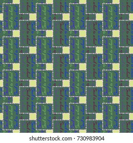 Back to school, new seamless pattern for background. Decorative backdrop can be used for wallpaper, pattern fills, web page background, surface textures. Memphis style for fashion