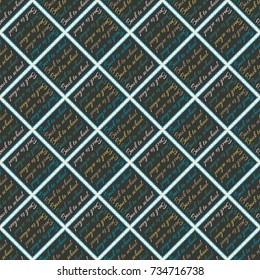 Back to school, new seamless pattern for background. Decorative backdrop can be used for wallpaper, pattern fills, web page background, surface textures. Memphis style for fashion