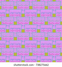 Back to school, new seamless pattern for background. Decorative backdrop can be used for wallpaper, pattern fills, web page background, surface textures. Memphis style for fashion