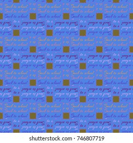 Back to school, new seamless pattern for background. Decorative backdrop can be used for wallpaper, pattern fills, web page background, surface textures. Memphis style for fashion