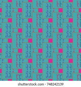 Back to school, new seamless pattern for background. Decorative backdrop can be used for wallpaper, pattern fills, web page background, surface textures. Memphis style for fashion