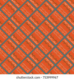 Back to school, new seamless pattern for background. Decorative backdrop can be used for wallpaper, pattern fills, web page background, surface textures. Memphis style for fashion