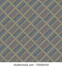 Back to school, new seamless pattern for background. Decorative backdrop can be used for wallpaper, pattern fills, web page background, surface textures. Memphis style for fashion
