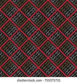 Back to school, new seamless pattern for background. Decorative backdrop can be used for wallpaper, pattern fills, web page background, surface textures. Memphis style for fashion