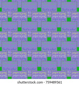 Back to school, new seamless pattern for background. Decorative backdrop can be used for wallpaper, pattern fills, web page background, surface textures. Memphis style for fashion