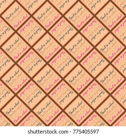 Back to school, new seamless pattern for background. Decorative backdrop can be used for wallpaper, pattern fills, web page background, surface textures. Memphis style for fashion