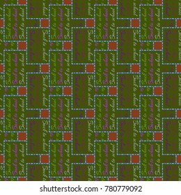 Back to school, new seamless pattern for background. Decorative backdrop can be used for wallpaper, pattern fills, web page background, surface textures. Memphis style for fashion