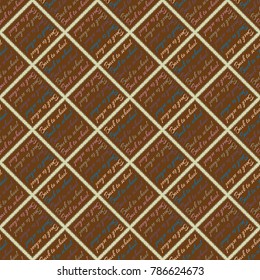 Back to school, new seamless pattern for background. Decorative backdrop can be used for wallpaper, pattern fills, web page background, surface textures. Memphis style for fashion