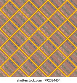 Back to school, new seamless pattern for background. Decorative backdrop can be used for wallpaper, pattern fills, web page background, surface textures. Memphis style for fashion