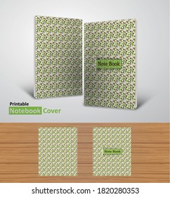 Back to school notebook cover designs with mockups, Ready to print CMYK color modes- textbook design concept