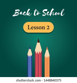 Back to school, School and office supplies