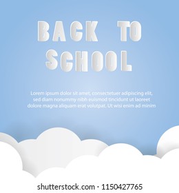 Back To School Paper Art