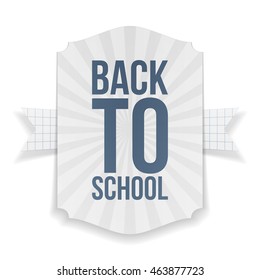 Back to School paper Banner