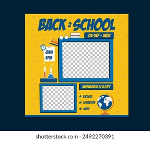 Back To School Party Socials Media