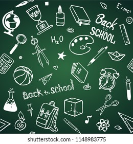 back to school. pattern