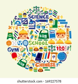 back to school pattern