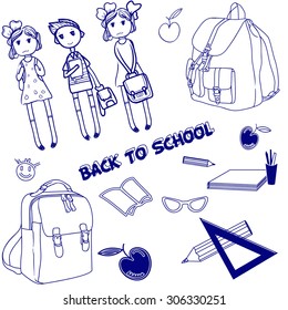 back to school pattern