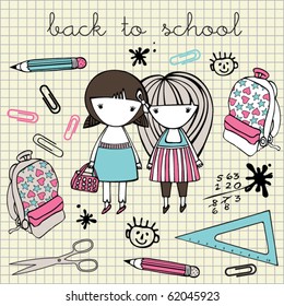 back to school pattern