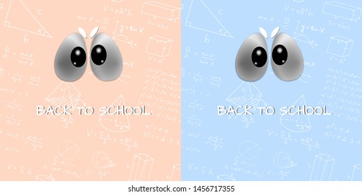 Back to school pattern eps10 vector