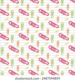 Back to school pattern. Pattern with school supplies. Pattern with 
stationery.