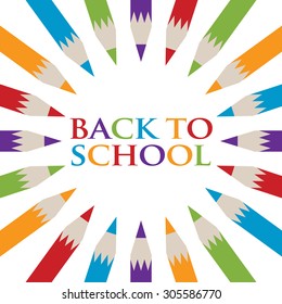Back to School Pencil poster
