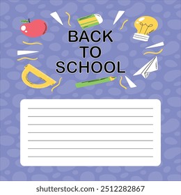 BACK TO SCHOOL POST design