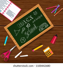 De vuelta a la escuela, afiche o diseño de pancartas.