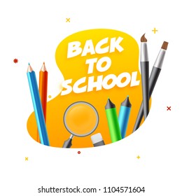 Back to School, Poster, or Banner Design.