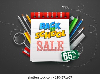 De vuelta a la escuela, afiche o diseño de pancartas.