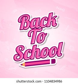 Back to School, Poster, or Banner Design.