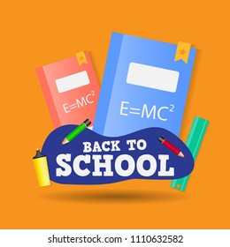 Back to School, Poster, or Banner Design. 